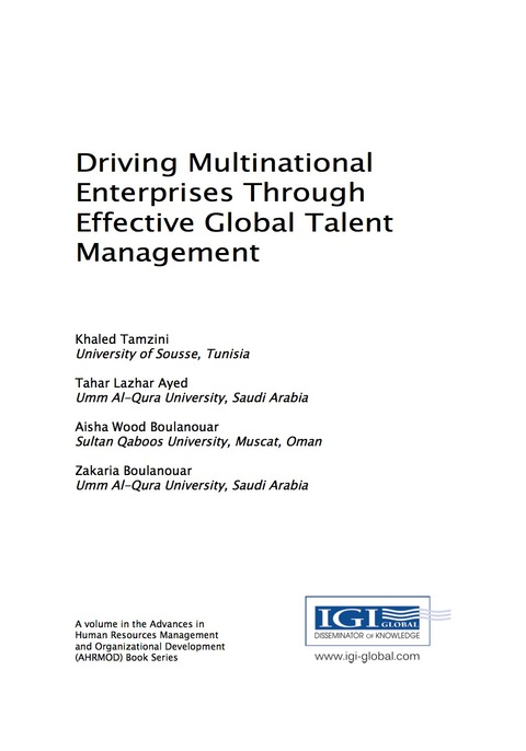 Cover image for book Driving Multinational Enterprises Through Effective Global Talent Management
