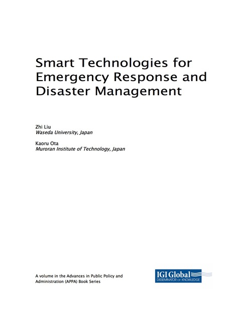 Cover image for book Smart Technologies for Emergency Response and Disaster Management