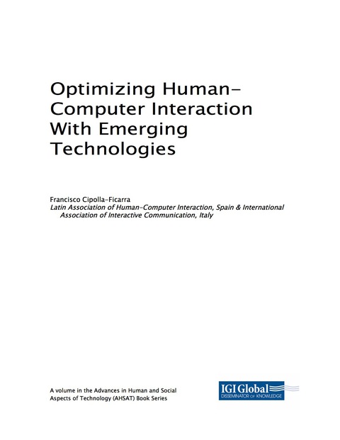 Cover image for book Optimizing Human-Computer Interaction With Emerging Technologies