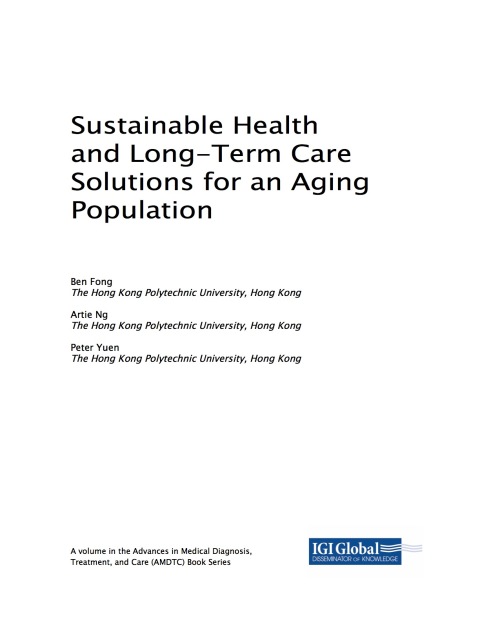 Cover image for book Sustainable Health and Long-Term Care Solutions for an Aging Population
