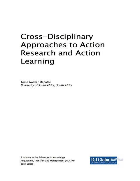Cover image for book Cross-Disciplinary Approaches to Action Research and Action Learning