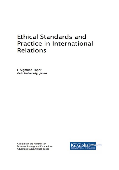 Cover image for book Ethical Standards and Practice in International Relations