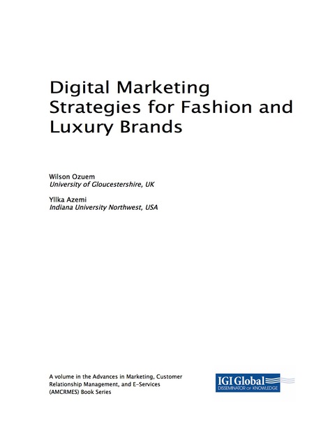 Cover image for book Digital Marketing Strategies for Fashion and Luxury Brands