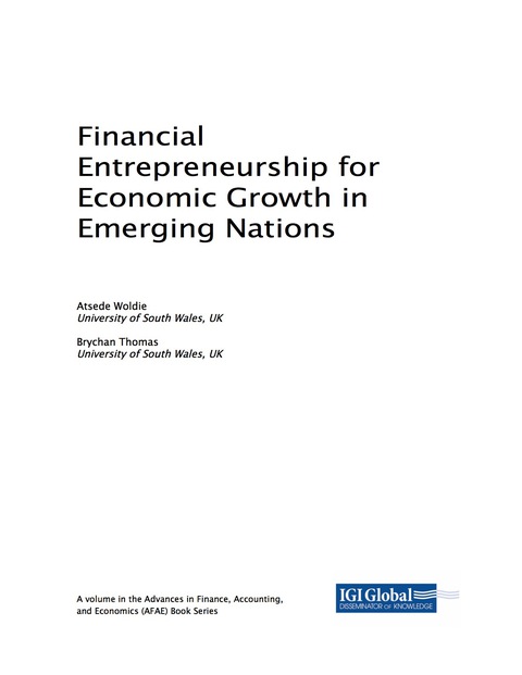 Cover image for book Financial Entrepreneurship for Economic Growth in Emerging Nations