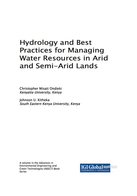 Cover image for book Hydrology and Best Practices for Managing Water Resources in Arid and Semi-Arid Lands