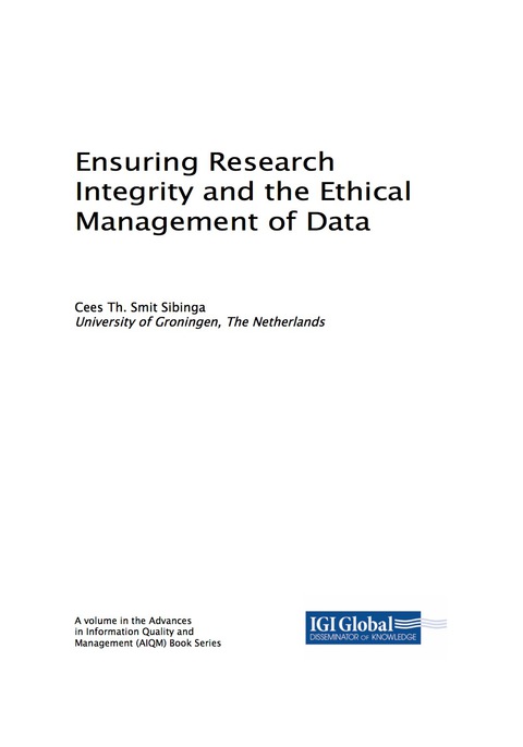 Cover image for book Ensuring Research Integrity and the Ethical Management of Data
