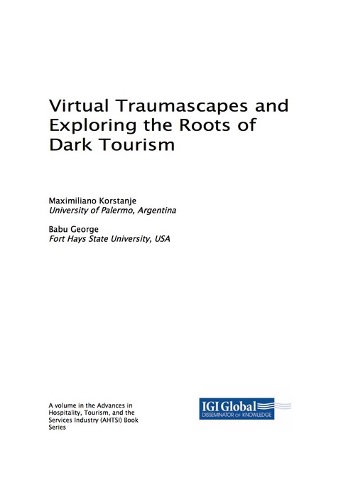 Cover image for book Virtual Traumascapes and Exploring the Roots of Dark Tourism