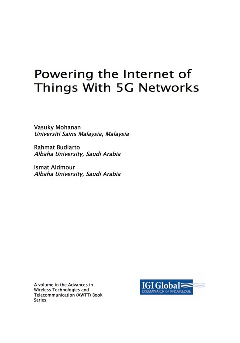 Cover image for book Powering the Internet of Things With 5G Networks