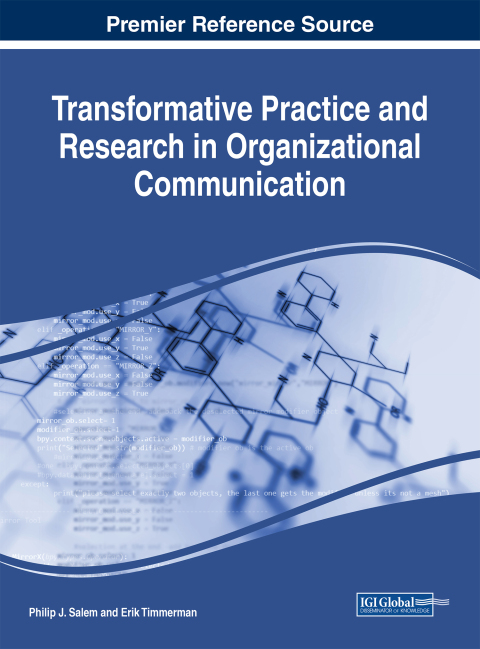Cover image for book Transformative Practice and Research in Organizational Communication