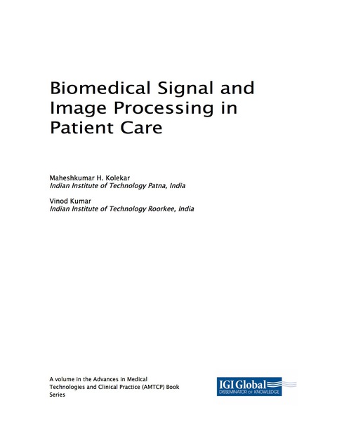 Cover image for book Biomedical Signal and Image Processing in Patient Care