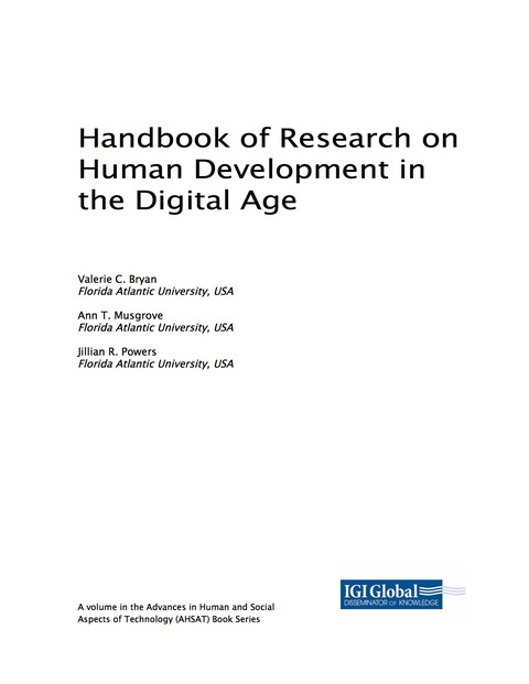 Cover image for book Handbook of Research on Human Development in the Digital Age