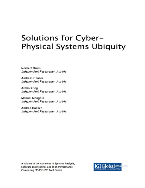 Cover image for book Solutions for Cyber-Physical Systems Ubiquity