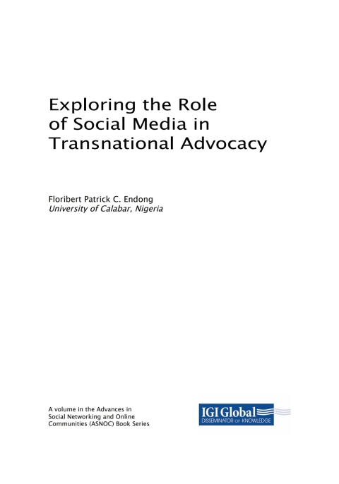 Cover image for book Exploring the Role of Social Media in Transnational Advocacy