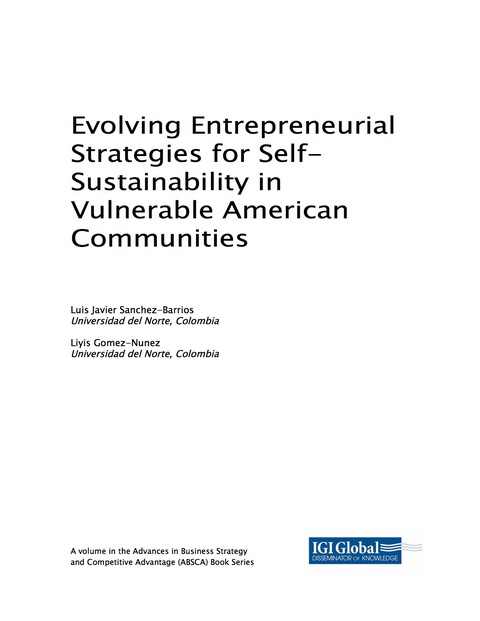 Cover image for book Evolving Entrepreneurial Strategies for Self-Sustainability in Vulnerable American Communities