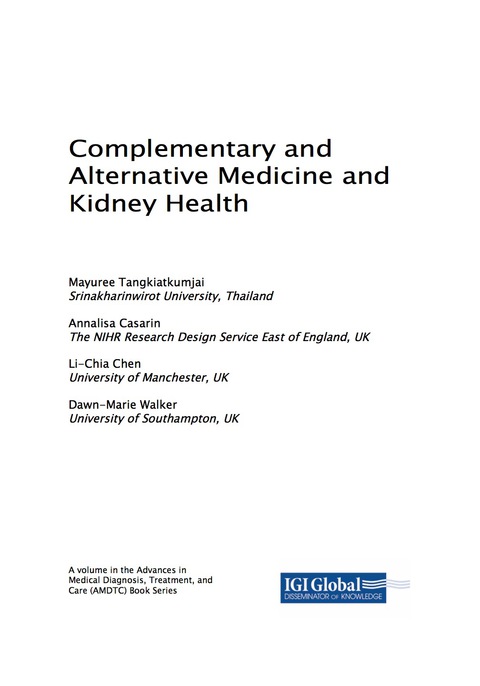 Cover image for book Complementary and Alternative Medicine and Kidney Health
