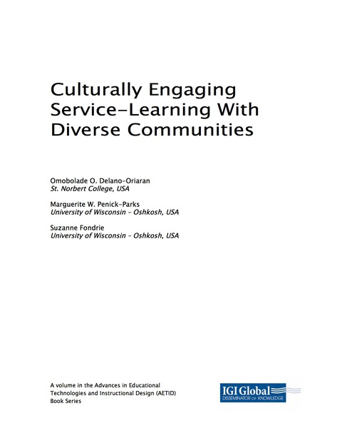 Cover image for book Culturally Engaging Service-Learning With Diverse Communities
