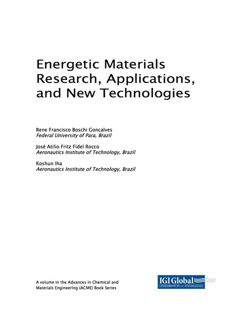 Cover image for book Energetic Materials Research, Applications, and New Technologies