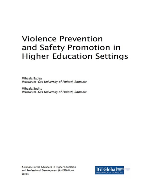 Cover image for book Violence Prevention and Safety Promotion in Higher Education Settings