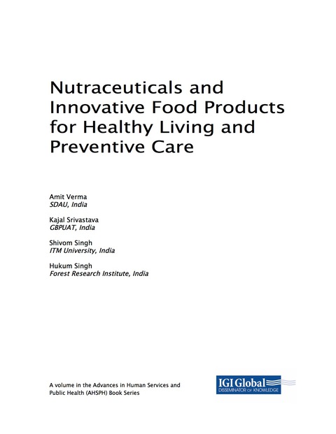 Cover image for book Nutraceuticals and Innovative Food Products for Healthy Living and Preventive Care