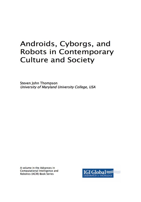 Cover image for book Androids, Cyborgs, and Robots in Contemporary Culture and Society