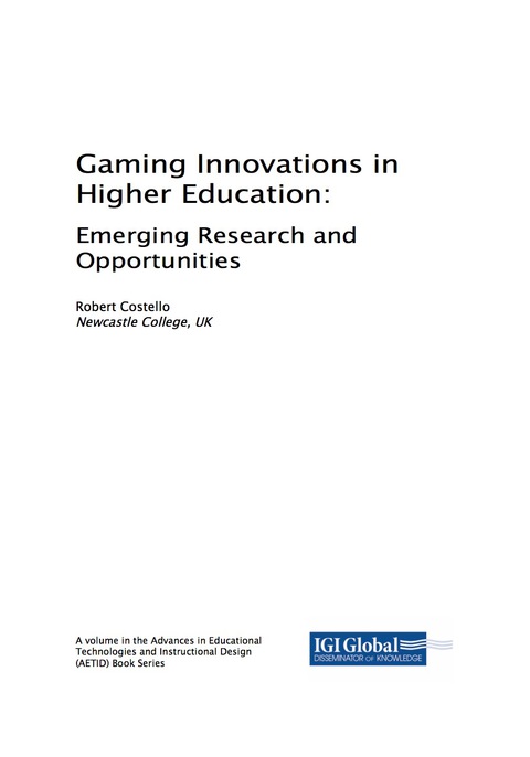 Cover image for book Gaming Innovations in Higher Education: Emerging Research and Opportunities