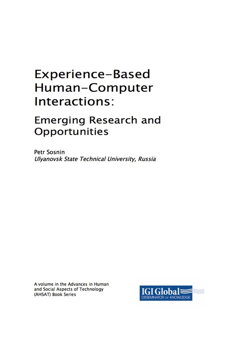 Cover image for book Experience-Based Human-Computer Interactions: Emerging Research and Opportunities