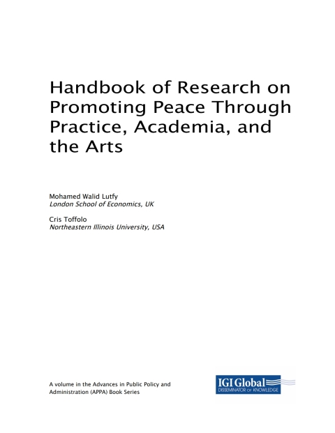 Cover image for book Handbook of Research on Promoting Peace Through Practice, Academia, and the Arts