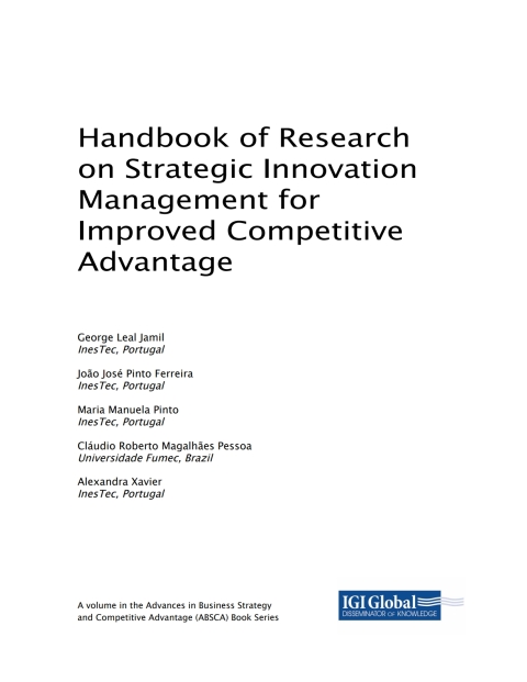 Cover image for book Handbook of Research on Strategic Innovation Management for Improved Competitive Advantage