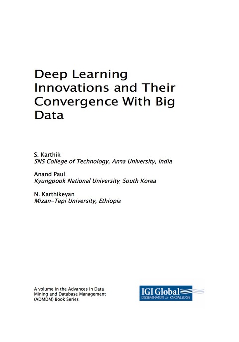 Cover image for book Deep Learning Innovations and Their Convergence With Big Data