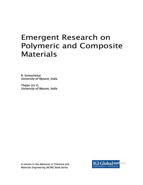 Cover image for book Emergent Research on Polymeric and Composite Materials