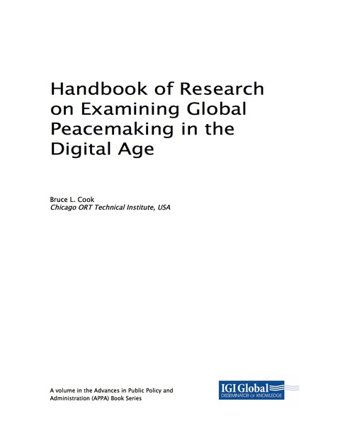 Cover image for book Handbook of Research on Examining Global Peacemaking in the Digital Age