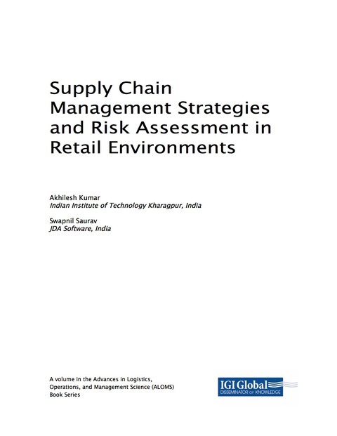 Cover image for book Supply Chain Management Strategies and Risk Assessment in Retail Environments