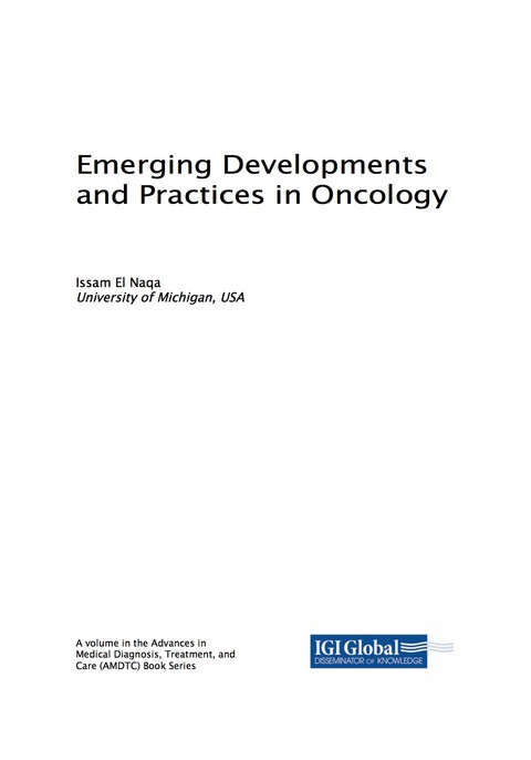 Cover image for book Emerging Developments and Practices in Oncology