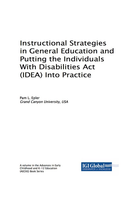 Cover image for book Instructional Strategies in General Education and Putting the Individuals With Disabilities Act (IDEA) Into Practice