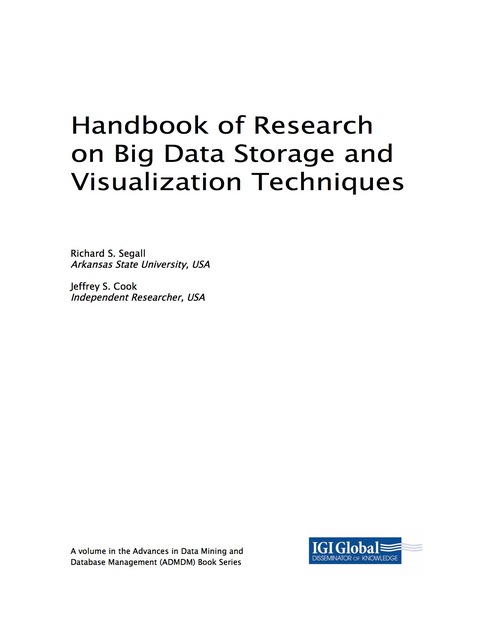 Cover image for book Handbook of Research on Big Data Storage and Visualization Techniques