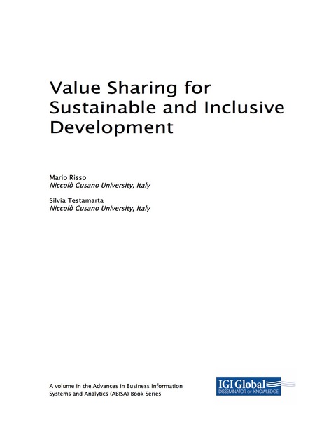 Cover image for book Value Sharing for Sustainable and Inclusive Development