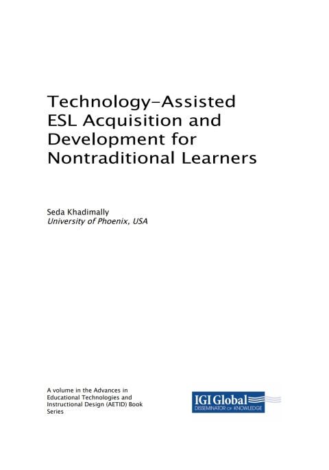 Cover image for book Technology-Assisted ESL Acquisition and Development for Nontraditional Learners