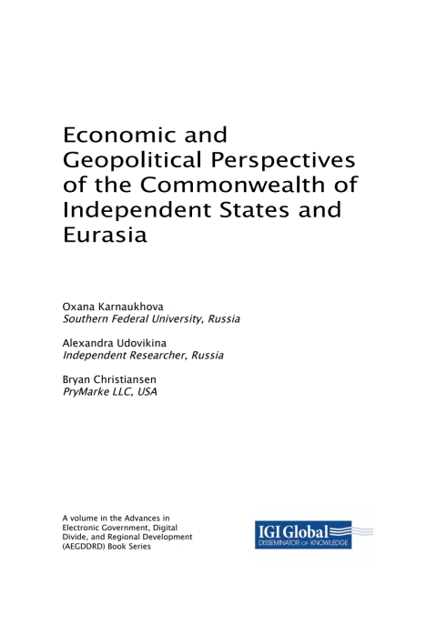 Cover image for book Economic and Geopolitical Perspectives of the Commonwealth of Independent States and Eurasia