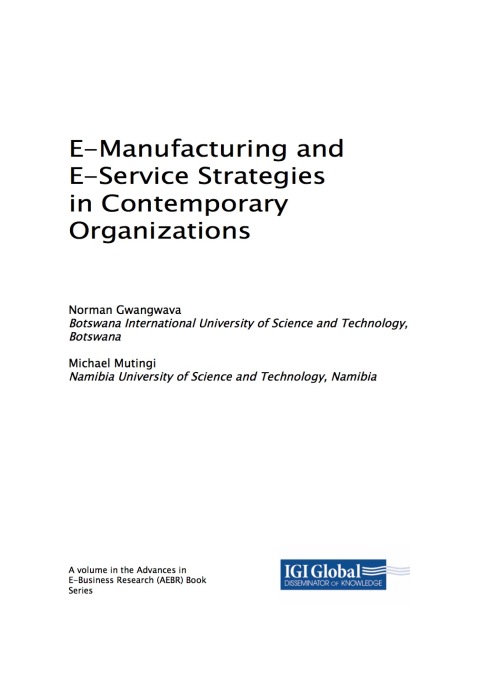Cover image for book E-Manufacturing and E-Service Strategies in Contemporary Organizations