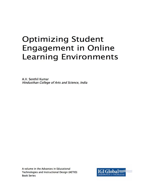 Cover image for book Optimizing Student Engagement in Online Learning Environments