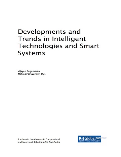 Cover image for book Developments and Trends in Intelligent Technologies and Smart Systems