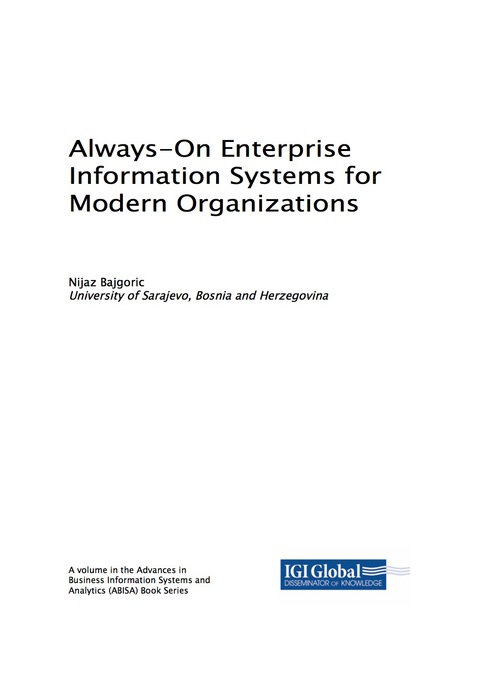 Cover image for book Always-On Enterprise Information Systems for Modern Organizations