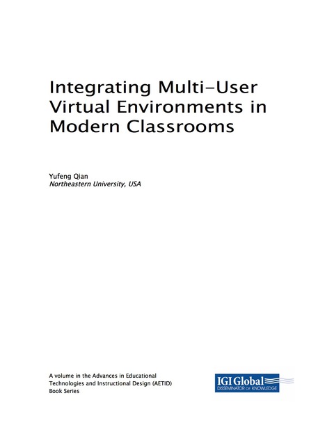 Cover image for book Integrating Multi-User Virtual Environments in Modern Classrooms