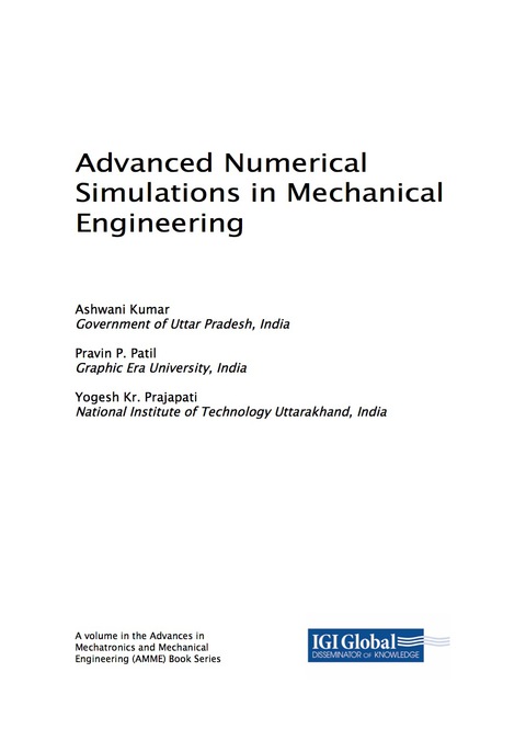 Cover image for book Advanced Numerical Simulations in Mechanical Engineering