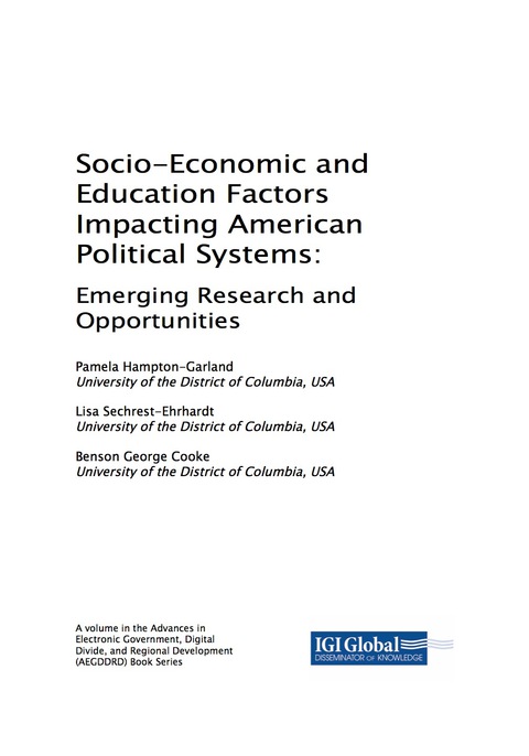 Cover image for book Socio-Economic and Education Factors Impacting American Political Systems: Emerging Research and Opportunities