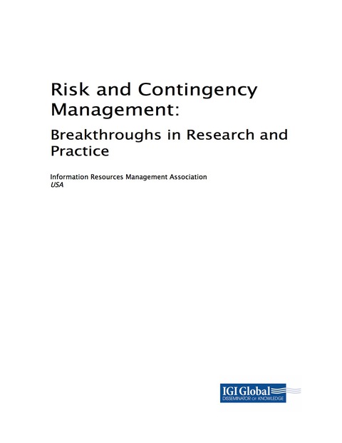 Cover image for book Risk and Contingency Management: Breakthroughs in Research and Practice