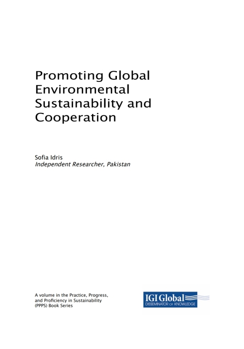 Cover image for book Promoting Global Environmental Sustainability and Cooperation