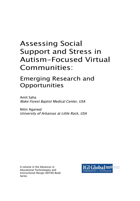 Cover image for book Assessing Social Support and Stress in Autism-Focused Virtual Communities: Emerging Research and Opportunities