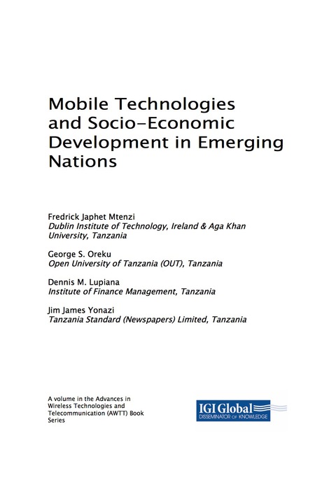 Cover image for book Mobile Technologies and Socio-Economic Development in Emerging Nations