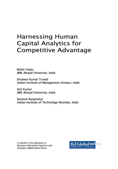 Cover image for book Harnessing Human Capital Analytics for Competitive Advantage